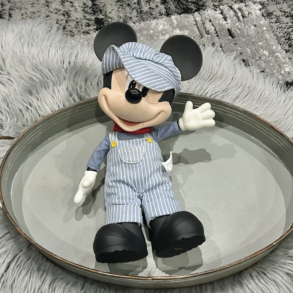 Disney Mickey Mouse Clubhouse Train Conductor 13" Non-working‎ Pull String Plush